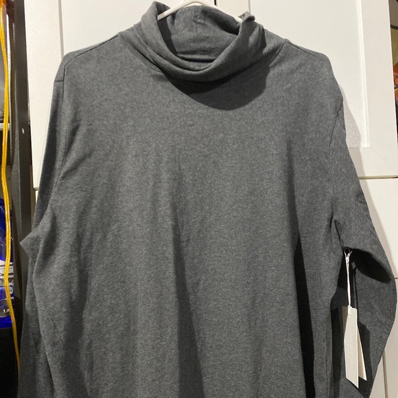 Hudson North grey organic cotton turtleneck - Picture 1 of 5
